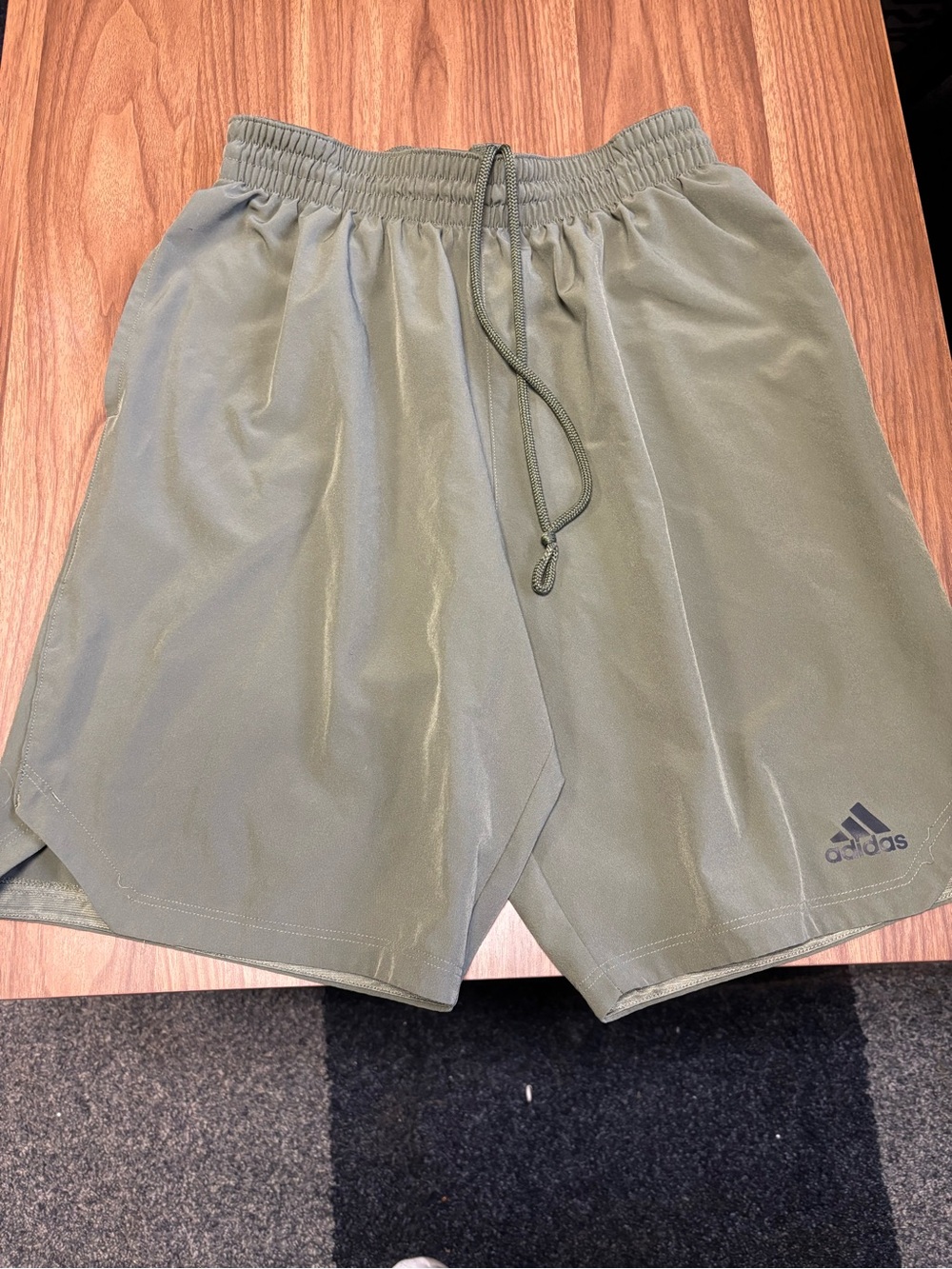 Adidas Men's Olive Athletic Training Shorts